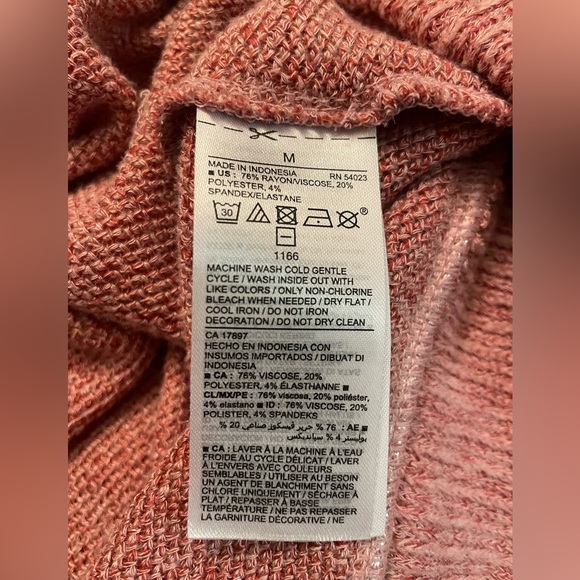 Old Navy Lightweight Sweater Mauve Pink Size M - Picture 4 of 4